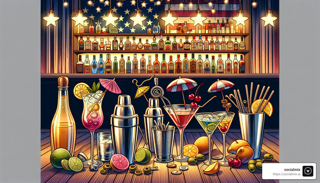 Essential Liqueurs and Mixers - Cocktail bar essentials