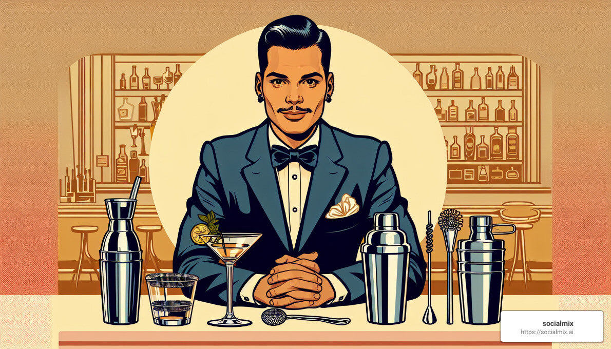 A – Z Guide to 60's Modern Male Bartender Fashion